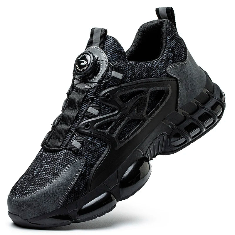 Size 47 48 Work Safety Shoes Men Women Air Cushion Steel Toe Shoes Puncture Proof Safety Boots Protective Work Sneakers