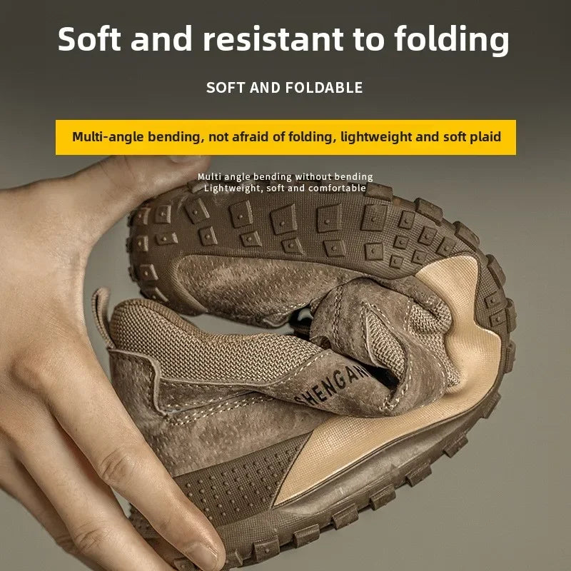 Anti Smash working shoes with steel toe Anti Puncture industrial Safety Shoes men Anti Scalding safety boots for electrician