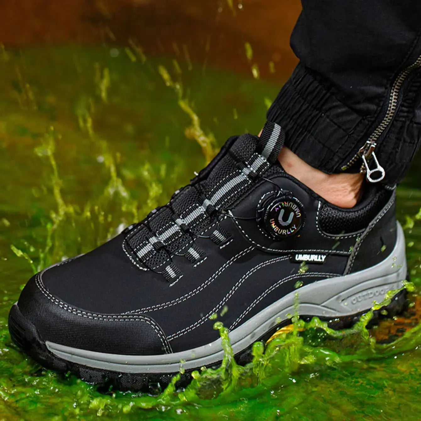 Men's Steel Head Safety Shoes Puncture And Smash Resistant Lightweight Sole Breathable Upper for Outdoor Workshop Work Shoes